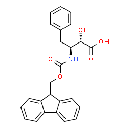 ChemSpider 2D Image | (2S,3S)-Fmoc-Apns-OH | C25H23NO5