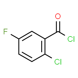 ChemSpider 2D Image | 2-Chloro-5-fluorobenzoyl chloride | C7H3Cl2FO