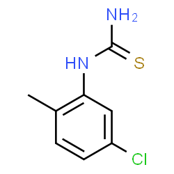 ChemSpider 2D Image | 1-(5-Chloro-2-methylphenyl)thiourea | C8H9ClN2S