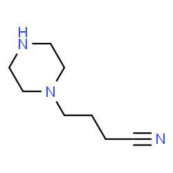 ChemSpider 2D Image | 1-(3-Cyanopropyl)piperazine | C8H15N3