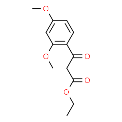 ChemSpider 2D Image | Ethyl 3-(2,4-dimethoxyphenyl)-3-oxopropanoate | C13H16O5