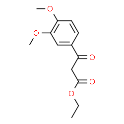 ChemSpider 2D Image | Ethyl 3,4-dimethoxybenzoylacetate | C13H16O5