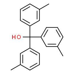 ChemSpider 2D Image | Tris(3-methylphenyl)methanol | C22H22O
