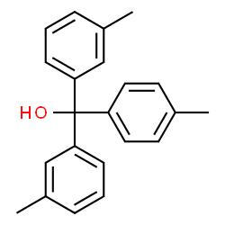 ChemSpider 2D Image | Bis(3-methylphenyl)(4-methylphenyl)methanol | C22H22O