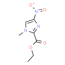 ChemSpider 2D Image | Ethyl 1-methyl-4-nitroimidazole-2-carboxylate | C7H9N3O4