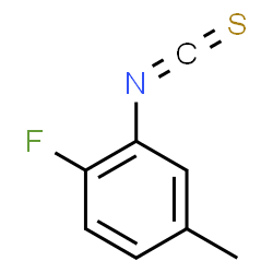ChemSpider 2D Image | 1-Fluoro-2-isothiocyanato-4-methylbenzene | C8H6FNS