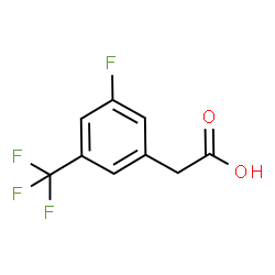 ChemSpider 2D Image | 3-Fluoro-5-(trifluoromethyl)phenylacetic acid | C9H6F4O2