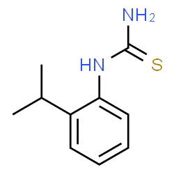ChemSpider 2D Image | 1-(2-Isopropylphenyl)thiourea | C10H14N2S