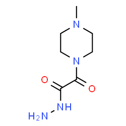 ChemSpider 2D Image | 2-(4-Methyl-1-piperazinyl)-2-oxoacetohydrazide | C7H14N4O2