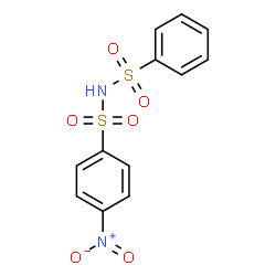 ChemSpider 2D Image | 4-Nitro-N-(phenylsulfonyl)benzenesulfonamide | C12H10N2O6S2