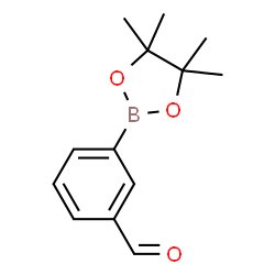 ChemSpider 2D Image | 3-(4,4,5,5-Tetramethyl-1,3,2-dioxaborolan-2-yl)benzaldehyde | C13H17BO3