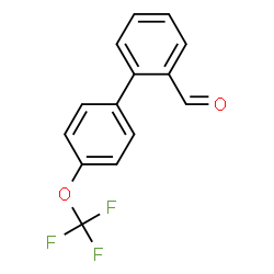 ChemSpider 2D Image | 4'-(Trifluoromethoxy)-2-biphenylcarbaldehyde | C14H9F3O2