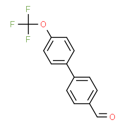 ChemSpider 2D Image | 4'-Trifluoromethoxy-biphenyl-4-carbaldehyde | C14H9F3O2