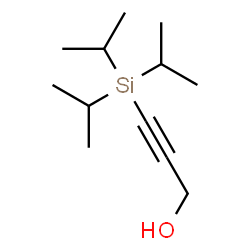 ChemSpider 2D Image | 3-(Triisopropylsilyl)-2-propyn-1-ol | C12H24OSi