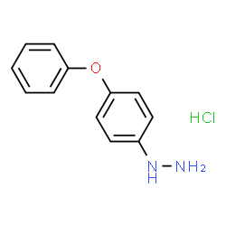 ChemSpider 2D Image | 4-Phenoxyphenylhydrazine hydrochloride | C12H13ClN2O