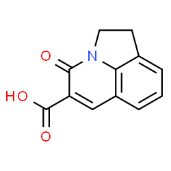 ChemSpider 2D Image | 1,2-Dihydro-4-oxo-pyrrolo[3,2,1-ij]quinoline-5-carboxylic acid | C12H9NO3