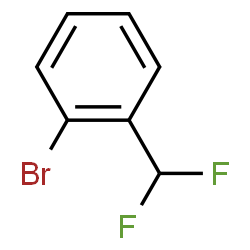 ChemSpider 2D Image | 1-BROMO-2-DIFLUOROMETHYLBENZENE | C7H5BrF2