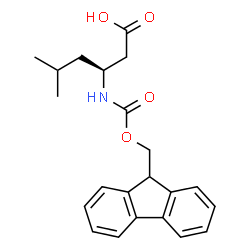ChemSpider 2D Image | Fmoc-beta-Homoleu-OH | C22H25NO4