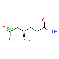 ChemSpider 2D Image | L-beta-Homoglutamine hydrochloride | C6H13ClN2O3