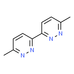 ChemSpider 2D Image | 6,6'-DIMETHYL-3,3'-BIPYRIDAZINE | C10H10N4
