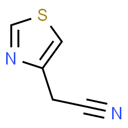 ChemSpider 2D Image | 4-THIAZOLYLACETONITRILE | C5H4N2S