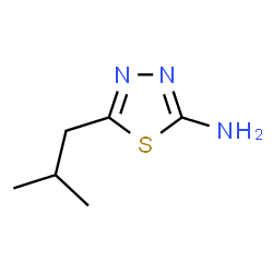 ChemSpider 2D Image | 5-Isobutyl-1,3,4-thiadiazol-2-amine | C6H11N3S