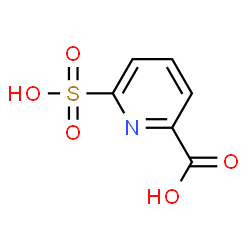 ChemSpider 2D Image | 6-SULFOPICOLINIC ACID | C6H5NO5S