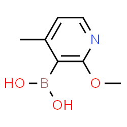 ChemSpider 2D Image | (2-Methoxy-4-methyl-3-pyridinyl)boronic acid | C7H10BNO3