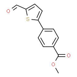 ChemSpider 2D Image | Methyl 4-(5-formyl-2-thienyl)benzoate | C13H10O3S