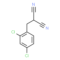 ChemSpider 2D Image | (2,4-Dichlorobenzyl)malononitrile | C10H6Cl2N2