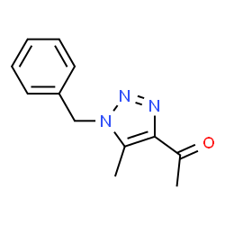 ChemSpider 2D Image | 1-(1-Benzyl-5-methyl-1H-1,2,3-triazol-4-yl)ethanone | C12H13N3O