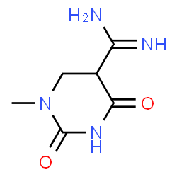 ChemSpider 2D Image | 1-Methyl-2,4-dioxo-1,3-diazinane-5-carboximidamide | C6H10N4O2