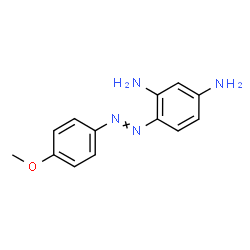 ChemSpider 2D Image | 4-(p-Methoxyphenylazo)-m-phenylenediamine | C13H14N4O
