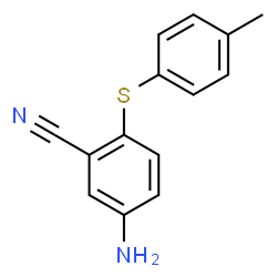 ChemSpider 2D Image | 5-Amino-2-[(4-methylphenyl)sulfanyl]benzonitrile | C14H12N2S