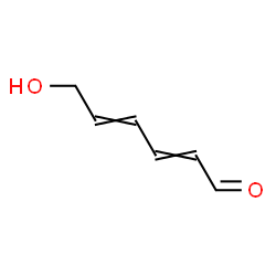 ChemSpider 2D Image | 6-Hydroxy-2,4-hexadienal | C6H8O2