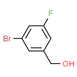 ChemSpider 2D Image | (3-Bromo-5-fluorophenyl)methanol | C7H6BrFO