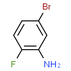 ChemSpider 2D Image | 5-Bromo-2-fluoroaniline | C6H5BrFN