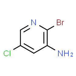 ChemSpider 2D Image | 2-Bromo-5-chloro-3-pyridinamine | C5H4BrClN2
