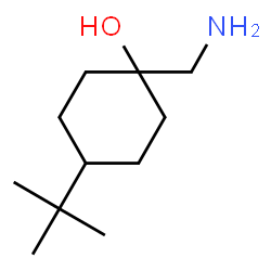 ChemSpider 2D Image | 1-(Aminomethyl)-4-(2-methyl-2-propanyl)cyclohexanol | C11H23NO