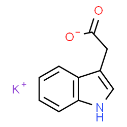 ChemSpider 2D Image | Potassium 3-Indoleacetate | C10H8KNO2
