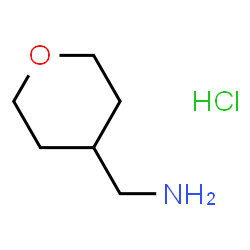 ChemSpider 2D Image | 4-Aminomethyltetrahydropyran hydrochloride | C6H14ClNO