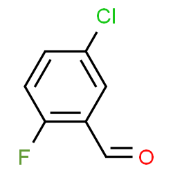 ChemSpider 2D Image | 5-Chloro-2-fluorobenzaldehyde | C7H4ClFO