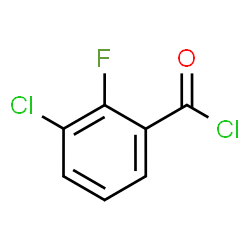 ChemSpider 2D Image | 3-Chloro-2-fluorobenzoyl chloride | C7H3Cl2FO