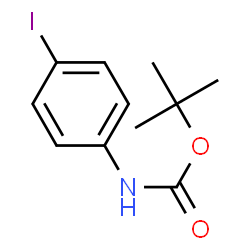 ChemSpider 2D Image | N-Boc-4-iodoaniline | C11H14INO2