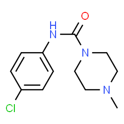 ChemSpider 2D Image | N-(4-Chlorophenyl)-4-methyl-1-piperazinecarboxamide | C12H16ClN3O