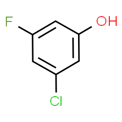 ChemSpider 2D Image | 3-Chloro-5-fluorophenol | C6H4ClFO
