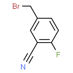 ChemSpider 2D Image | 3-Cyano-4-fluorobenzyl bromide | C8H5BrFN