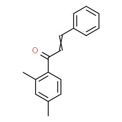 ChemSpider 2D Image | 1-(2,4-Dimethylphenyl)-3-phenyl-2-propen-1-one | C17H16O