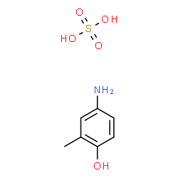 ChemSpider 2D Image | Methyl-p-aminophenol sulfate | C7H11NO5S