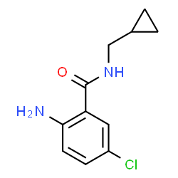ChemSpider 2D Image | 2-Amino-5-chloro-N-(cyclopropylmethyl)benzamide | C11H13ClN2O